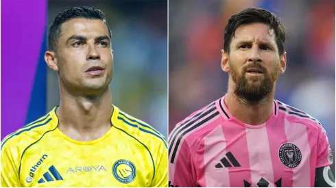 Cristiano Ronaldo of Al Nassr and Lionel Messi of Inter Miami.