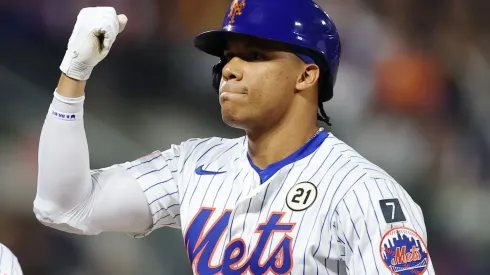 Juan Soto #22 of the New York Mets.