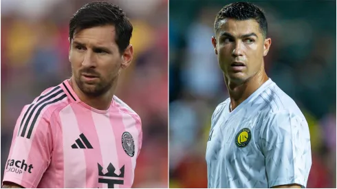 Lionel Messi of Inter Miami and Cristiano Ronaldo of Al Nassr.