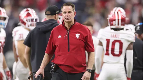 Head coach Curt Cignetti of the Indiana Hoosiers