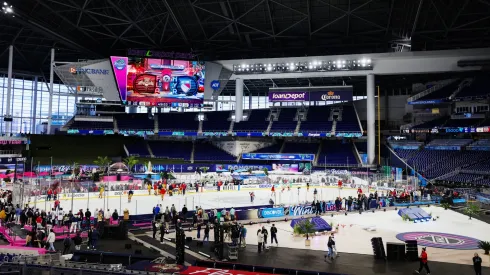 General view around LoanDepot park prior to the 2026 Discover NHL Winter Classic.