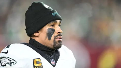 Jalen Hurts #1 of the Philadelphia Eagles.