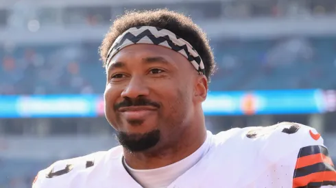 DE Myles Garrett of the Cleveland Browns