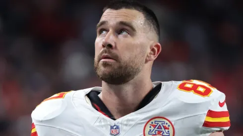 Travis Kelce #87 of the Kansas City Chiefs.