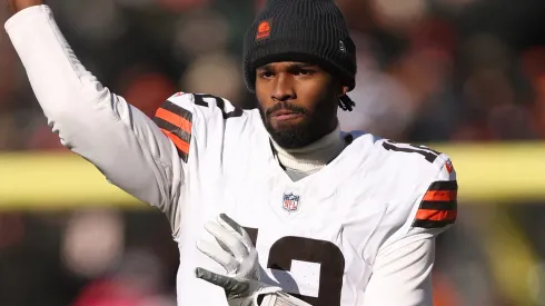Shedeur Sanders #12 of the Cleveland Browns.