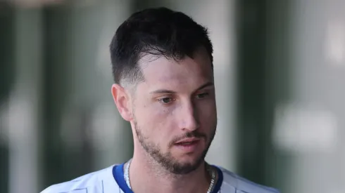 Kyle Tucker at Wrigley Field in Chicago, Illinois.