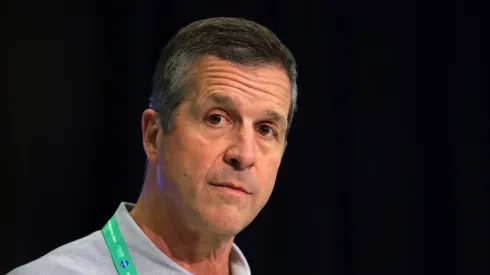 John Harbaugh former head coach of the Baltimore Ravens