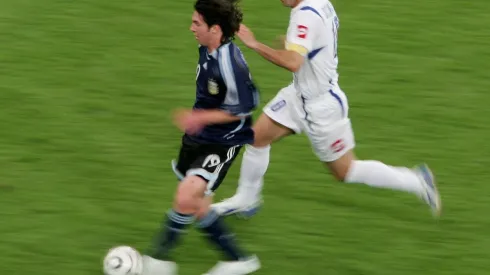 "La Mano de Dios", las curiosas botas de Messi en 2006