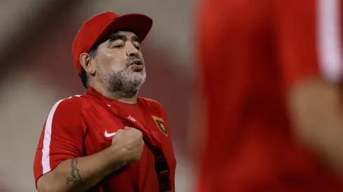 SIGUE SIENDO EL REY. Diego, muy feliz como técnico en Emiratos Árabes.