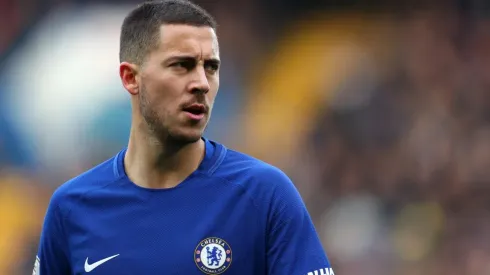 SE VE DE BLANCO. Hazard es una de las estrellas del Chelsea, pero sueña con el Madrid.