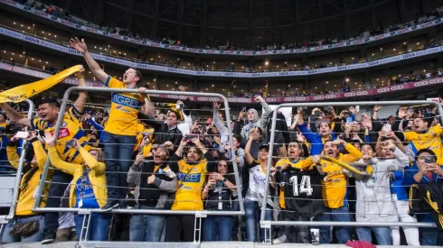 La afición de Tigres en la final ante Monterrey