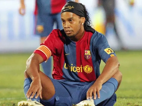 Los momentos más duros de Ronaldinho: el adiós al Barcelona y a su tío