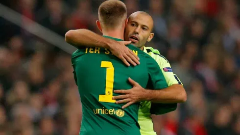 Sorprendente: El alemán Ter Stegen despidió a Mascherano con un perfecto español