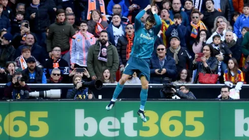 Cristiano marcó por duplicado en Mestalla.
