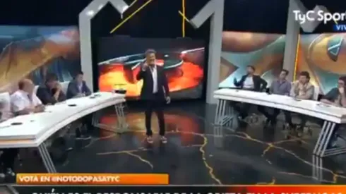 Diego Díaz en su programa en TyC