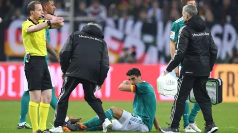 El momento de la lesión de Khedira.