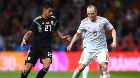 Iniesta fue una de las figuras del partido.