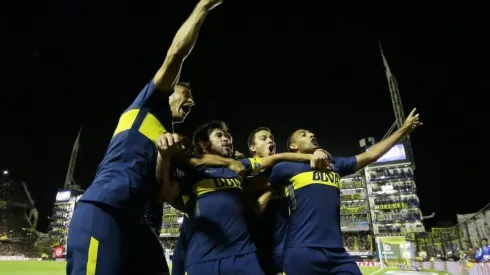 CLAVE. El gol de Pablo Pérez sobre el final aseguró otro título. (Foto: Boca oficial).