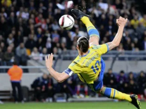 Zlatan Ibrahimović desafía el gol de chilena de Cristiano Ronaldo: "Debería intentarlo desde 40 metros"