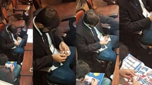 La insólita secuencia del intermcambio de láminas