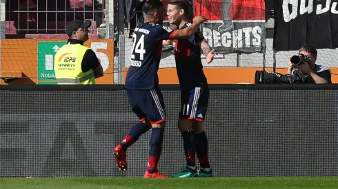 James Rodríguez rescató un balón perdido y Robben puso el tercero del Bayern