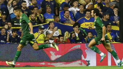 ACÁ ESTÁ EL "CUQUI". Márquez le marcó por duplicado a Boca en La Bombonera.