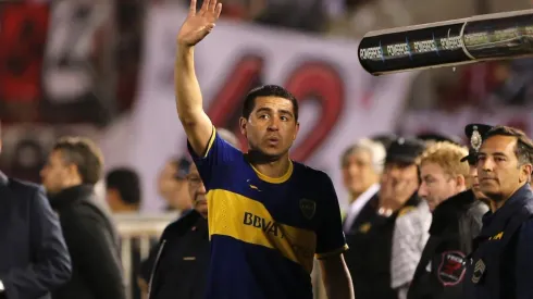 LO QUIEREN TODOS. Riquelme es, por seguro, el jugador de Boca más respetado por los hinchas de River.
