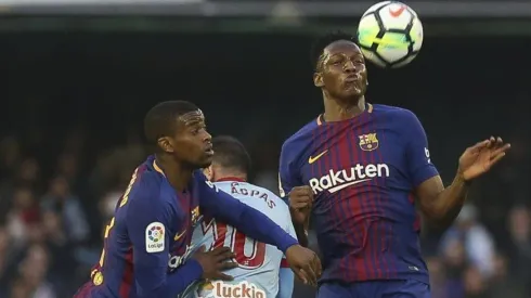 RECIO. Mina jugó un buen partido en Balaídos y anuló en gran parte del partido a Aspas.