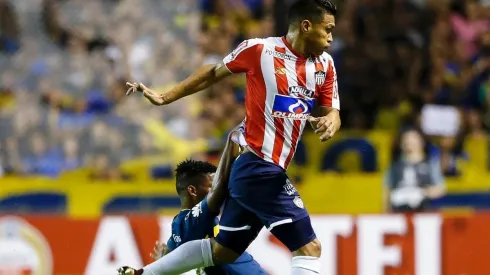 Foto de Teófilo Gutiérrez en la Bombonera.