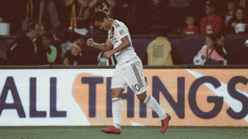 Gio se encontró con el gol tras estar lesionado (Foto: @LAGalaxy_Es)