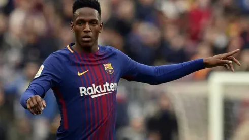 YA LO QUIEREN. A Yerry Mina lo llenaron de cariño tras la cena del Barcelona.