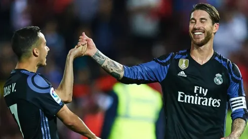 TODO QUEDA EN LA CANCHA. Ramos y Vázquez se picaron en la práctica.