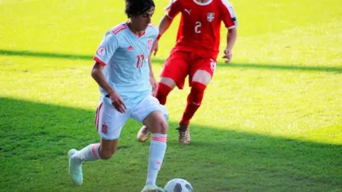 España derrotó por la mínima a Serbia en su debut en el Europeo Sub-17 (Foto: @SeFutbol)