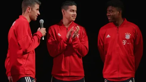 FELIZ. James Rodríguez disfruta más que nunca su temporada en Bayern Múnich (Foto: Getty).
