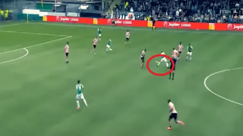 Se hizo un gol en contra casi de mitad de cancha a un minuto del final