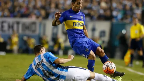 Carlitos jugando contra Racing