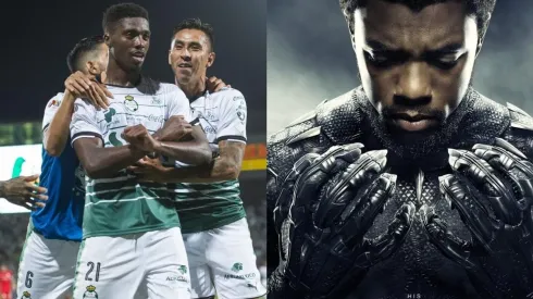 Djaniny celebra sus goles como Black Panther, uno de los personajes de la saga de Avengers