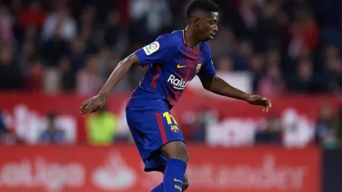 Ousmane Dembéle tiene un esguince de tobillo.