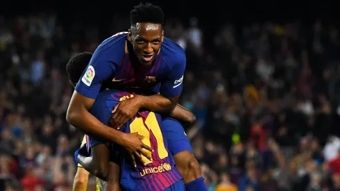 Yerry Mina: "No me pasa por la cabeza salir de Barcelona"
