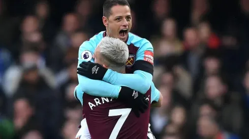 SIN PROTAGONISMO. Pese a sus goles, Javier Hernández no está entre las figuras del West Ham (Foto: Getty).