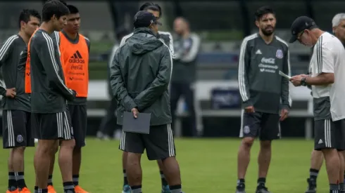 Entrenamiento de la selección mexicana