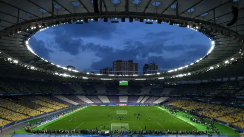 Foto del estadio en Kiev de la final de la Champions