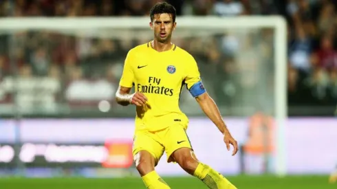 Thiago Motta con la camiseta de Paris Saint-Germain.