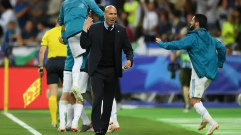 Foto de Zinedine Zidane, ahora exentrenador del Real Madrid.
