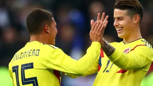 James y Quintero, socios en la cancha