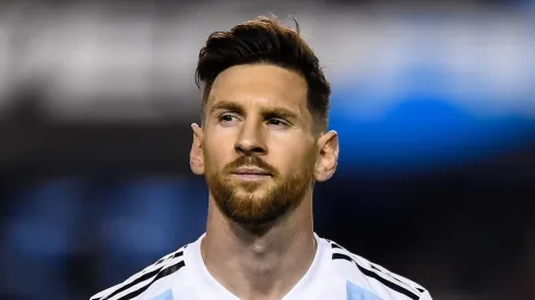 Foto de Lionel Messi con la camiseta de la Selección Argentina.