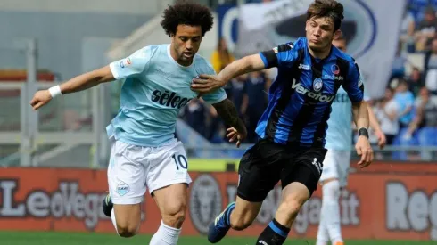Felipe Anderson con la camiseta de la Lazio.