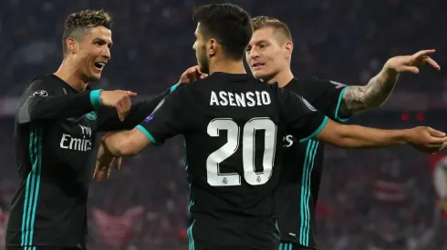 Cristiano y Asensio festejan un gol