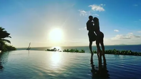 Foto de Mauro Icardi con Wanda Nara.