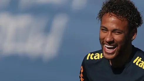 Neymar es pura alegría entrenando en Rusia.